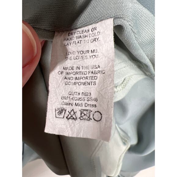 Show Me Your Mumu Women's XS Claire Midi Dress Maxi Green Wedding Special Event - Picture 5 of 8